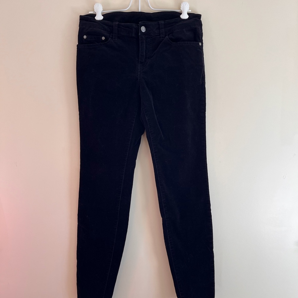 Abound black skinny corduroy